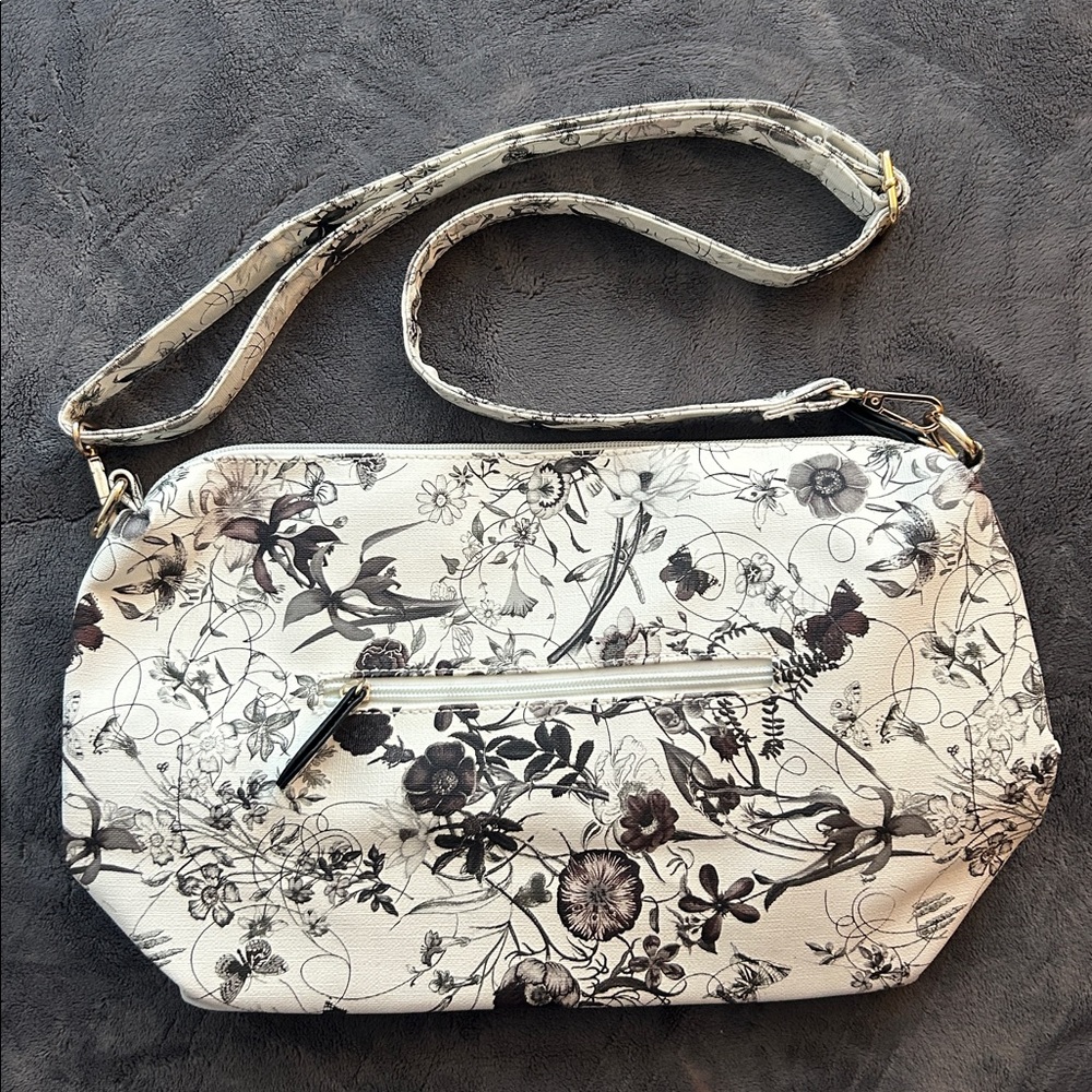 Fabriano Italia Floral Crossbody Bag